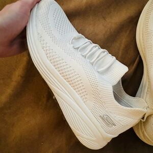 Skechers Ivory Knit Athletic Shoes